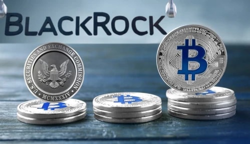 Blackrock, Bitcoin and The Sec Logo