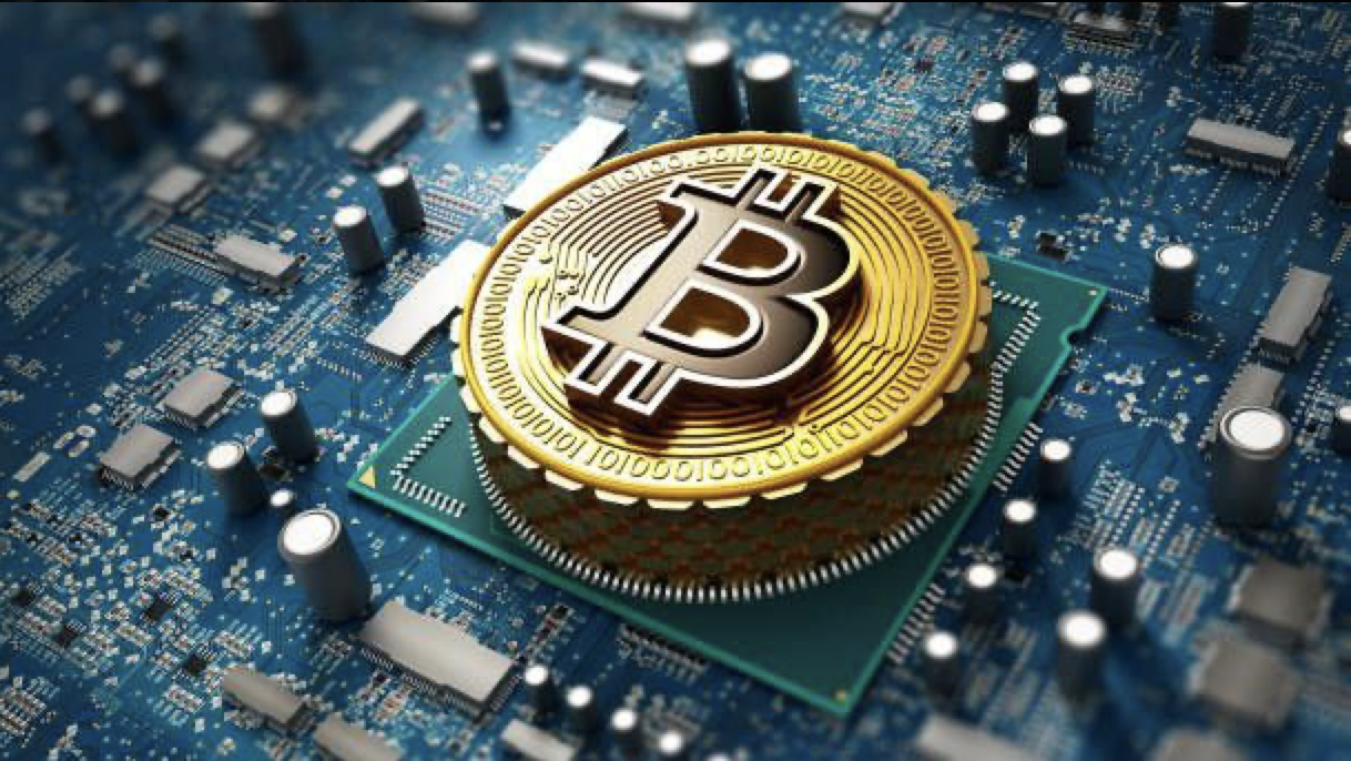 Futuristic Image of Bitcoin