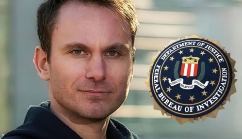 Tether CEO and FBI Logo