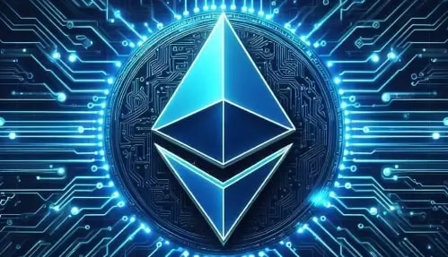 Ethereum (ETH) Futuristic Logo