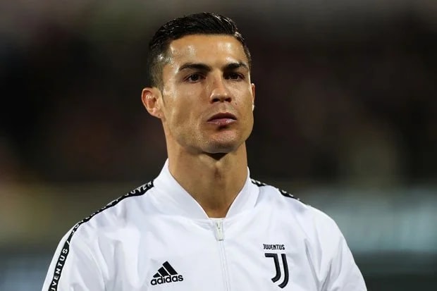 Ronaldo wearing white jersey