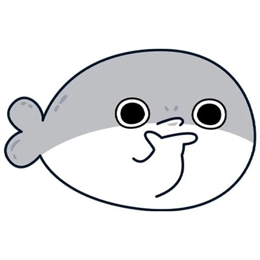 Sacabam NFT, sui airdrop, a fat fish is used as a logo for this project, it's in grey colour