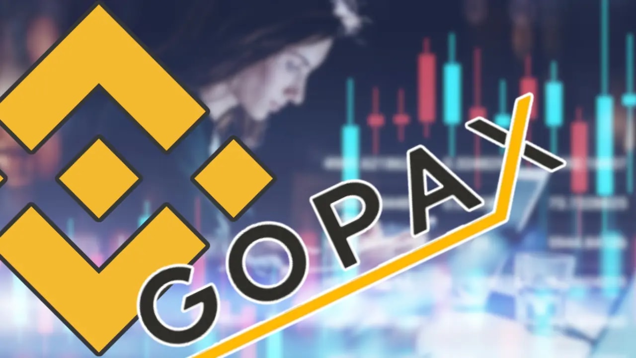 Gopax and Binance Logo