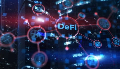 Futuristic Image of DeFi