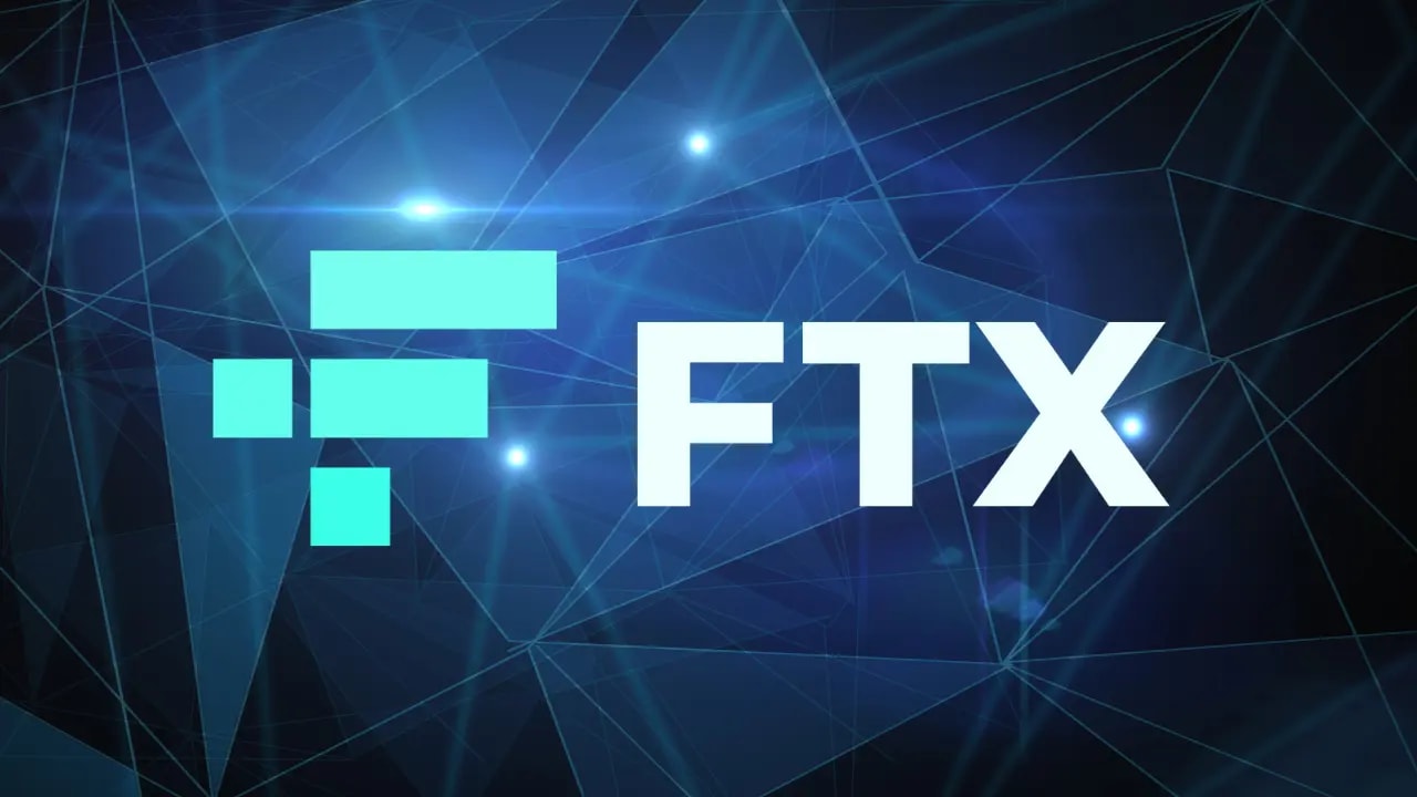 FTX logo with blue background