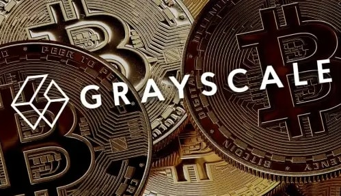 Grayscale and Bitcoin logo