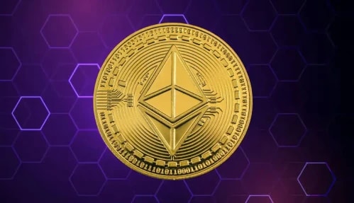 Gold Ethereum Coin