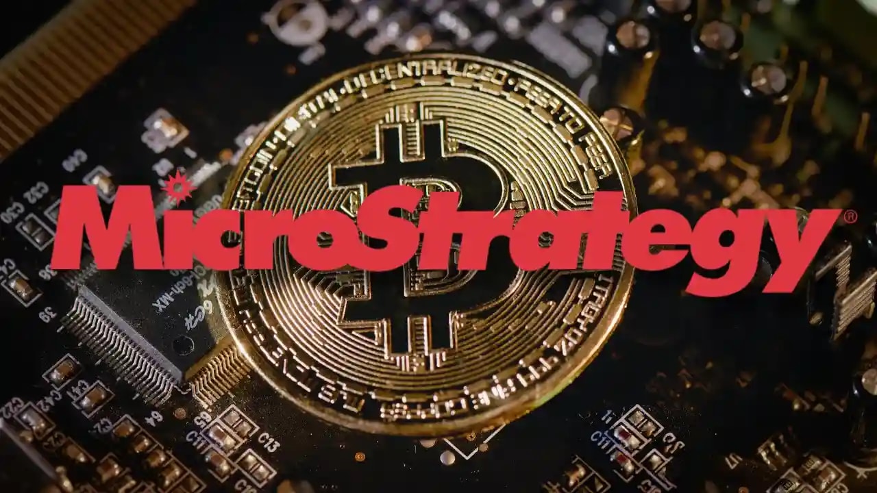 Microstrategy and Bitcoin Logo