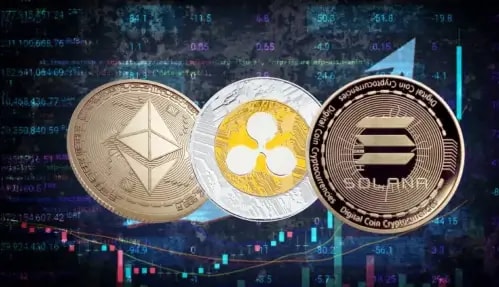 Ethereum, XRP Decline versus Solana's Gains 