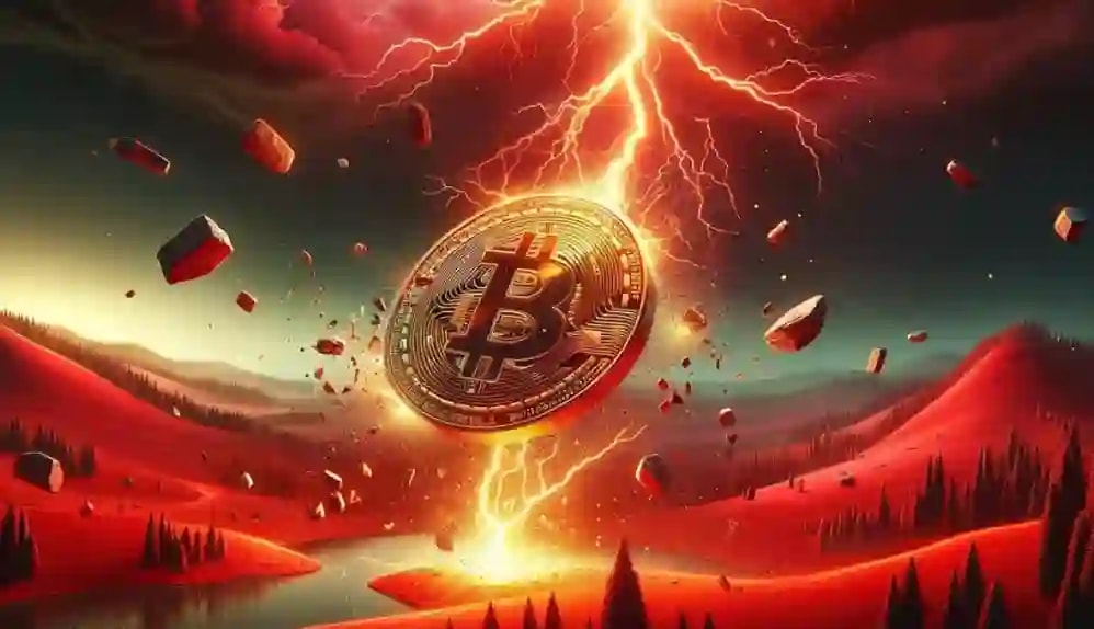 Bitcoin and thunder image