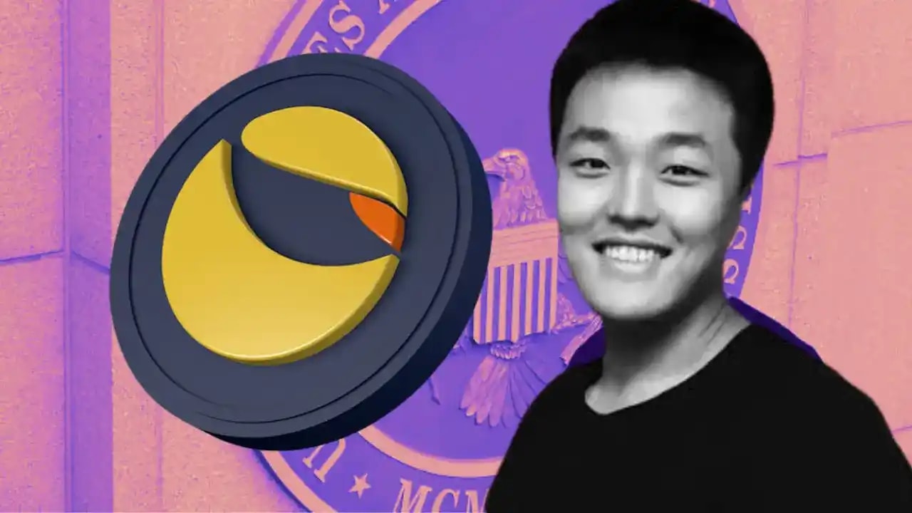 Do Kwon Terra Labs founder with LUNA coin logo