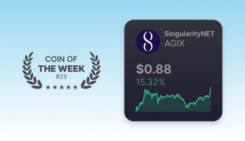 Coin of the Week - AGIX - Week 23