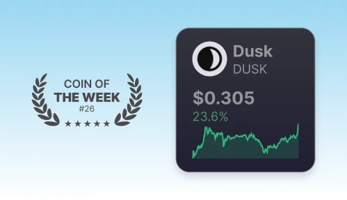 Coin of the Week - DUSK - Week 26