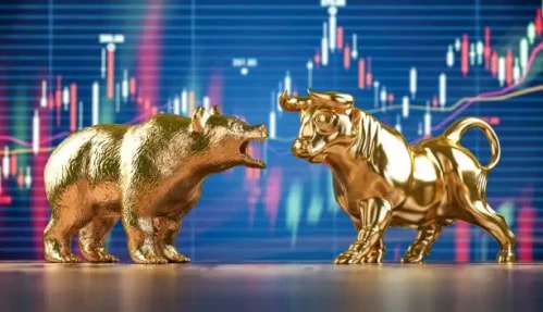 Golden bull and bear