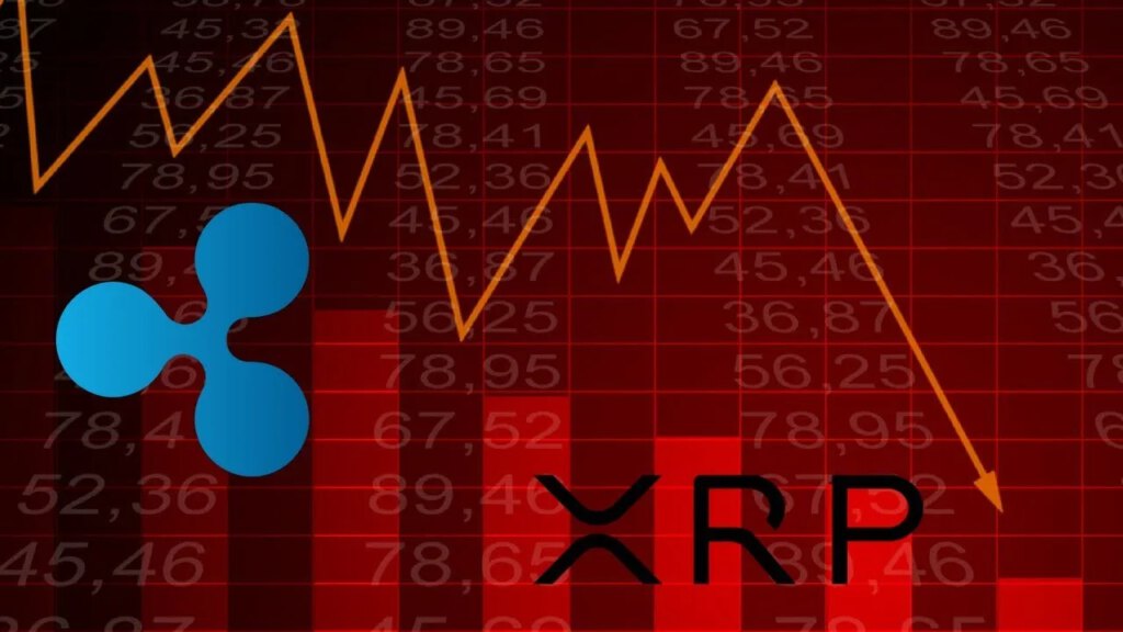 Fake XRP ($XRP) ETF Red Crypto Chart