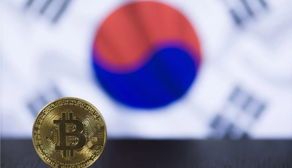 Korean Flag and Bitcoin