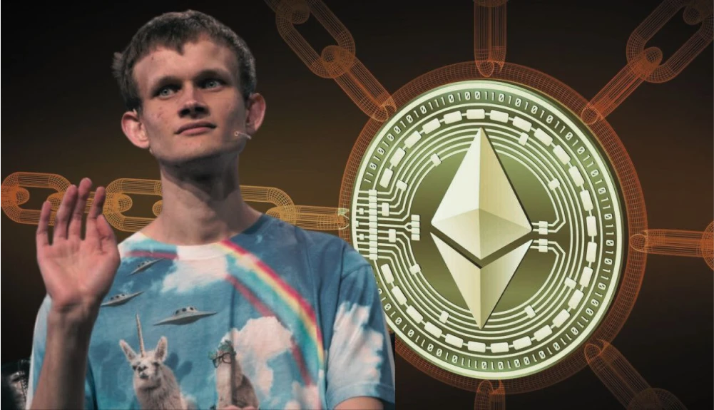 Vitalik Buterin Wearing Rainbow T-shirt