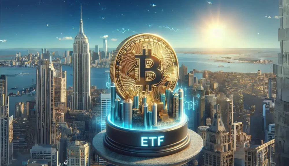 Bitcoin ETF Futuristic Image