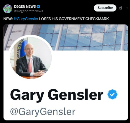 Gensler's official account update