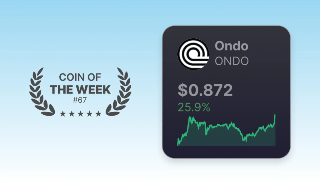 Coin of the Week - ONDO - Week 67