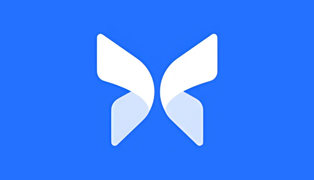 Morpho Logo, Morpho Crypto, Morpho blue and white logo