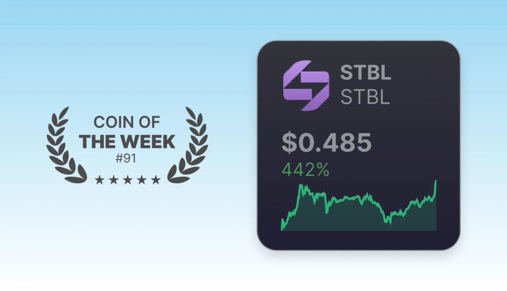 Coin of the Week #91 – STBL